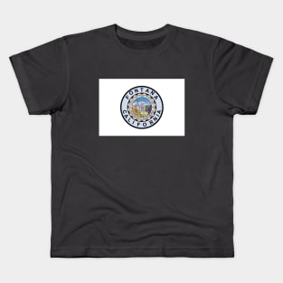 Flag of Fontana, California Kids T-Shirt